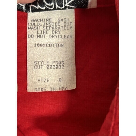 Vintage d. Frank Dress Womens 8‎ Western Fringe Beads Boho Primitive Roc… - Picture 9 of 9